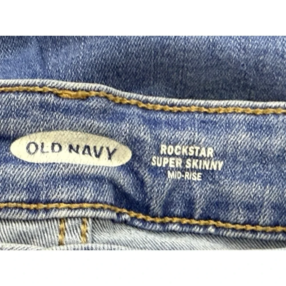 Old Navy Rockstar‎ Super Skinny Womens Size 12  Mid-Rise Jeans